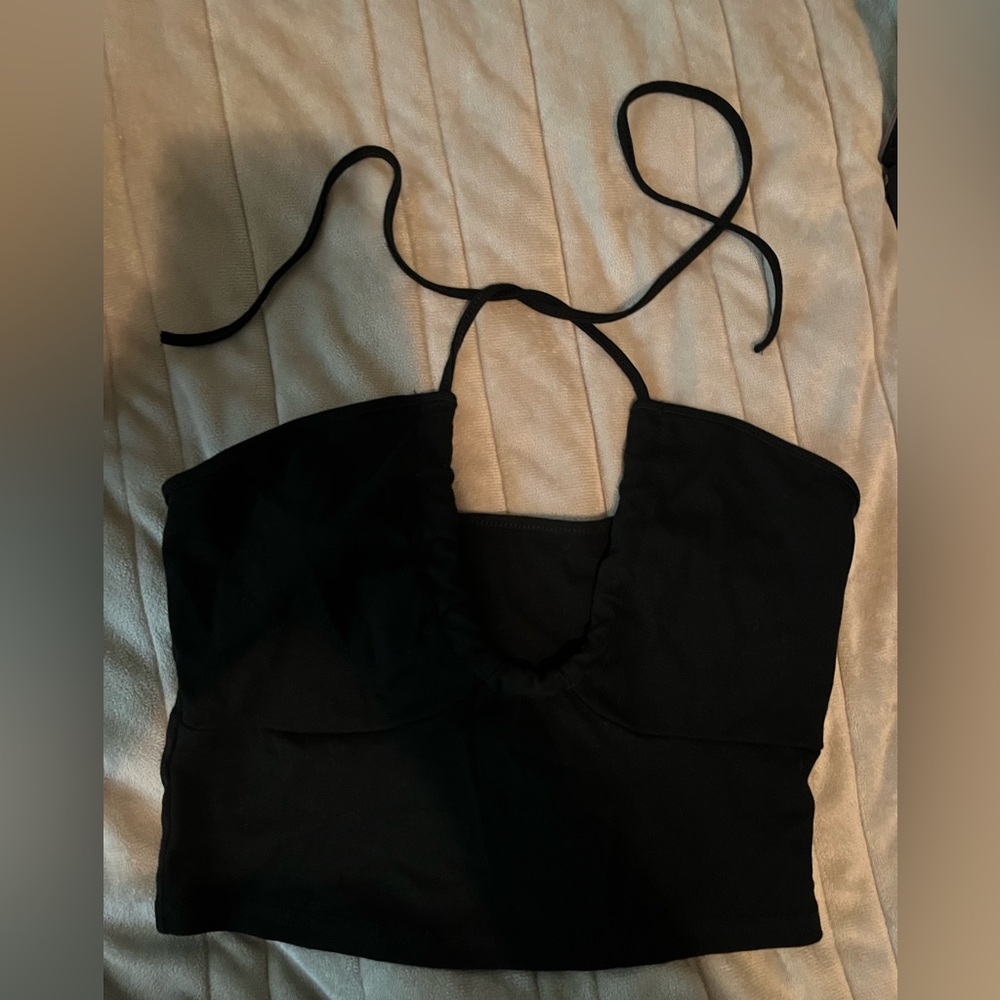 Black top with tie